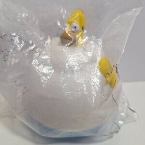 Game Stop Homer Simpson Stress Ball Promo Sealed Bag 4" READ DESCRIPTION